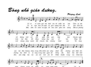 Bóng Nhỏ Giáo Đường sheet có lời