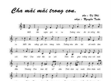 Cha mãi mãi trong con sheet có lời