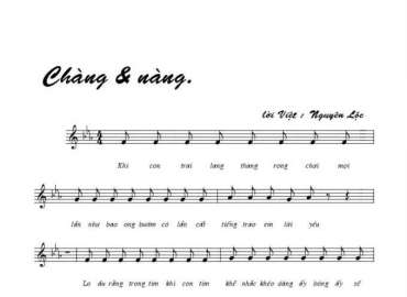 Chàng và nàng sheet có lời