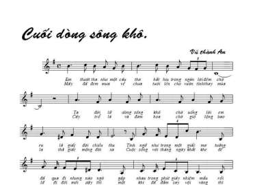 Cuối dòng sông khô sheet có lời