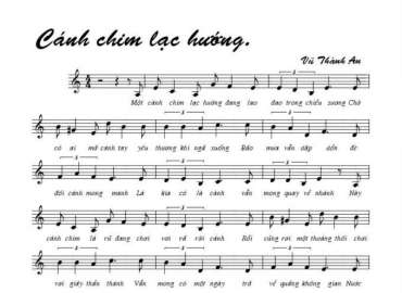 Cánh chim lạc hướng sheet có lời