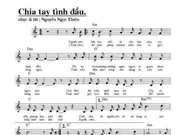 Chia tay tình đầu sheet có lời