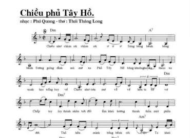 Chiều phủ tây hồ sheet có lời
