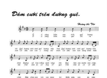 Đám Cưới Trên Đường Quê sheet có lời