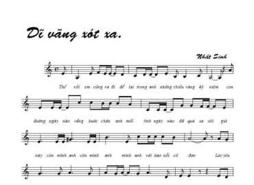 Dĩ Vãng Xót Xa sheet có lời