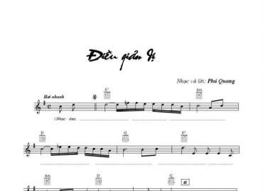 Điều Giản Dị sheet có lời