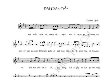 Đôi Chân Trần sheet có lời
