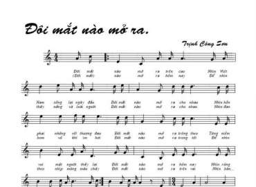 Đôi Mắt Nào Mở Ra sheet có lời