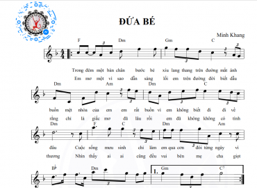 Đứa Bé sheet có lời