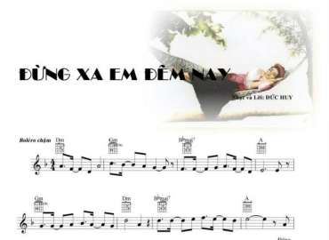 Đừng Xa Em Đêm Nay sheet có lời