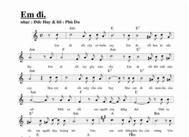 Em Đi sheet có lời 