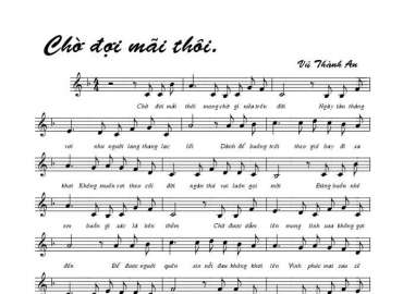 Chờ đợi mãi thôi sheet có lời