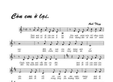 Còn em ở lại sheet có lời