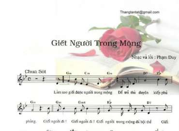 Giết Người Trong Mộng sheet có lời 