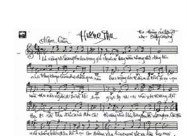 Hương Thu sheet có lời 