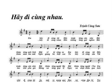 Hãy Đi Cùng Nhau sheet có lời 