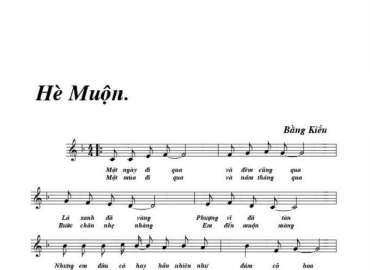 Hè Muộn sheet có lời 