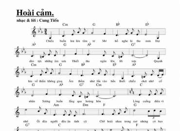 Hoài Cảm sheet có lời 