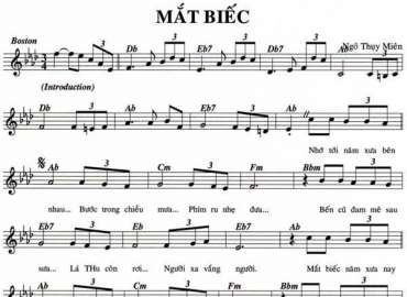 Mắt Biếc sheet có lời 