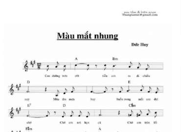 Màu Mắt Nhung sheet có lời 