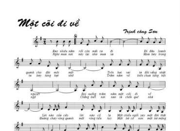 Một Cõi Đi Về sheet có lời 