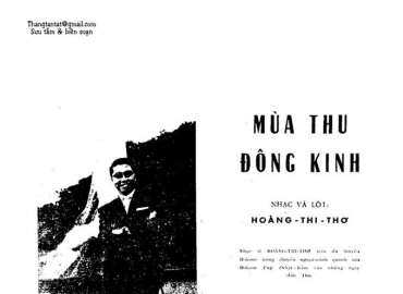 Mùa Thu Đông Kinh sheet có lời 