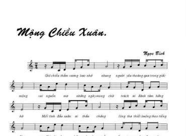 Mộng Chiều Xuân sheet có lời 
