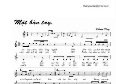 Một Bàn Tay sheet có lời 