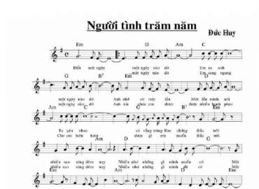 Người Tình Trăm Năm sheet có lời 