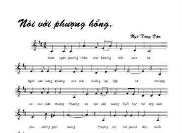 Nói Với Phượng Hồng sheet có lời 