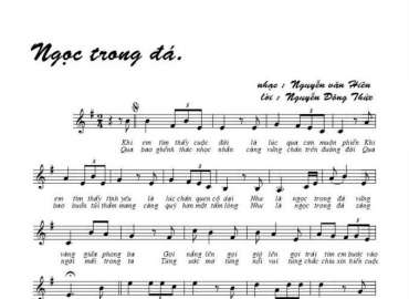 Ngọc Trong Đá sheet có lời 