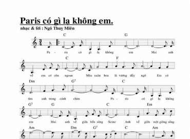 Paris Có Gì Lạ Không Em sheet có lời 