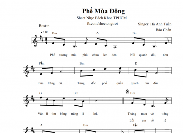 Phố Mùa Đông sheet có lời 