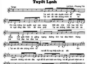 Tuyết Lạnh sheet có lời 