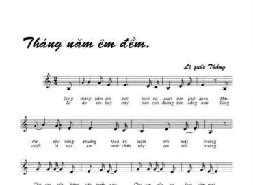 Tháng Năm Êm Đềm sheet có lời 