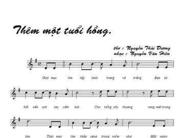 Thêm Một Tuổi Hồng sheet có lời 