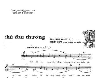 Thú Đau Thương sheet có lời 