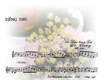 Tiếng Thu sheet có lời 