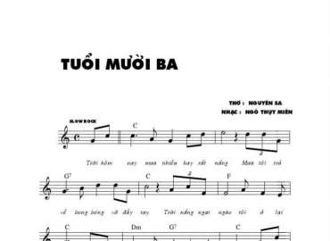 Tuổi Mười Ba sheet có lời 