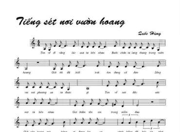 Tiếng Sét Nơi Vườn Hoang sheet có lời 