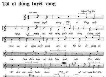 Tôi Ơi Đừng Tuyệt Vọng sheet có lời 