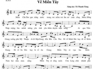 Về Miền Tây sheet có lời 