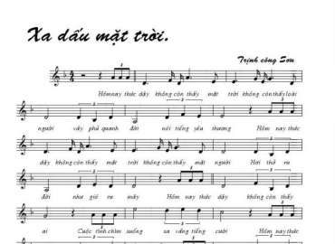 Xa dấu mặt trời sheet