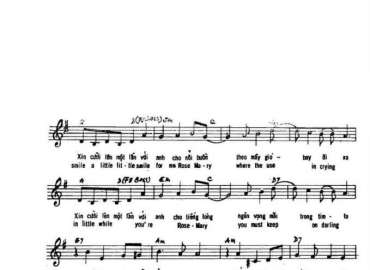 Xin hãy cười một lần cho anh sheet 2