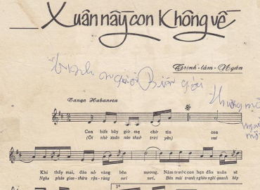 Xuân này con không về sheet