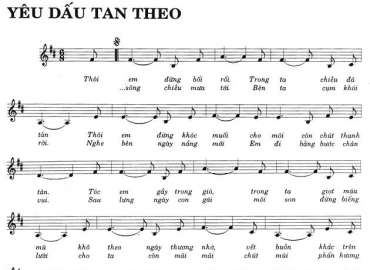 Yêu dấu tan theo sheet