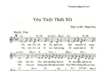 Yêu tinh tinh nữ sheet