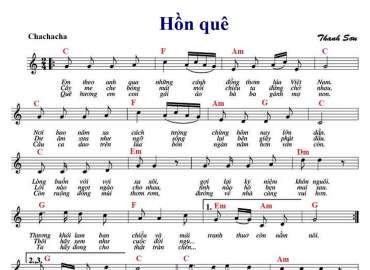 Hồn Quê sheet có lời 