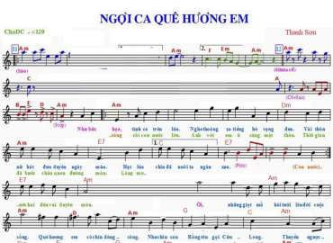 Ngợi Ca Quê Hương Em sheet có lời