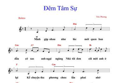 Đêm Tâm Sự sheet có lời 